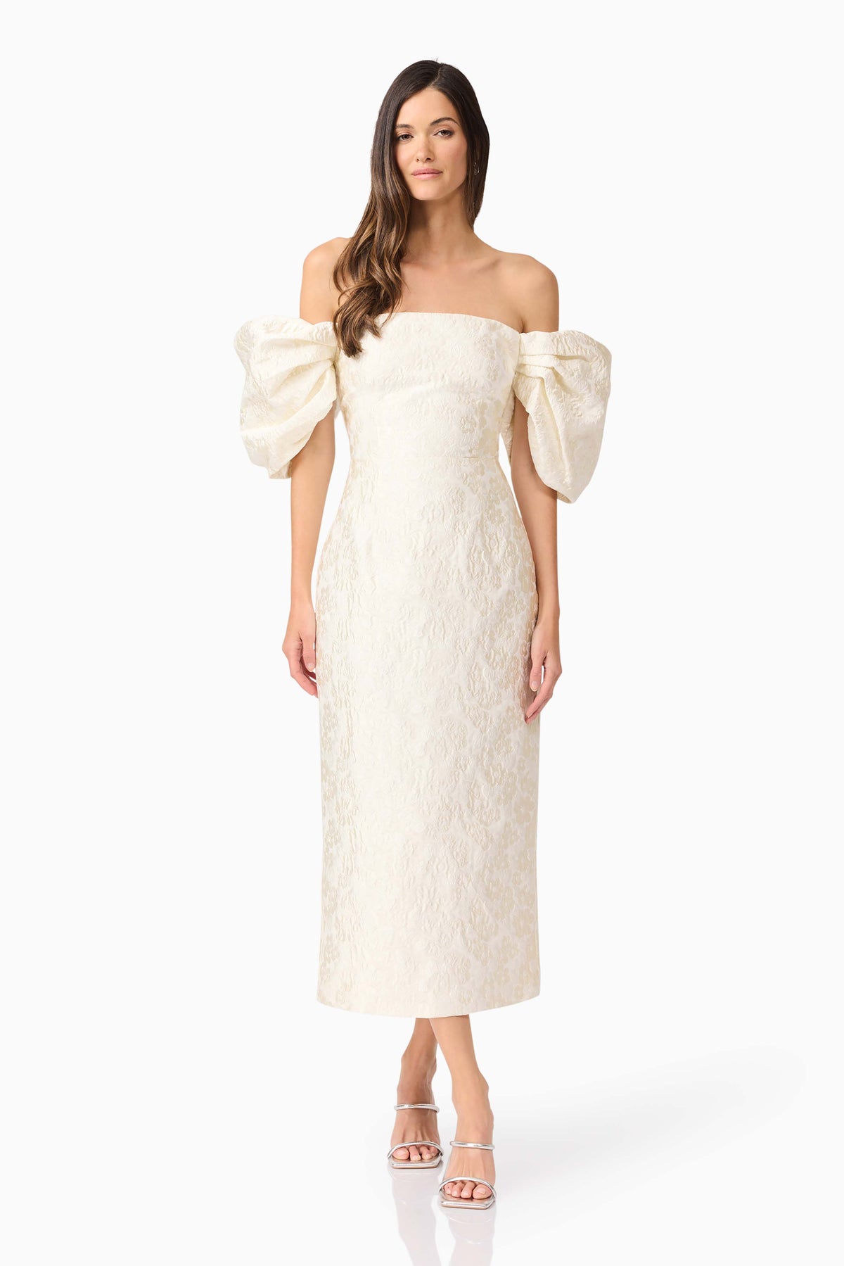 Galadirel Midi Dress Ivory - Dress - Elliatt