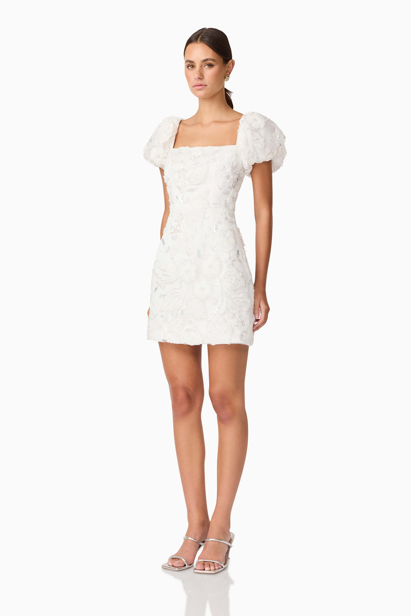 Carol Mini Dress White - Dress - Elliatt