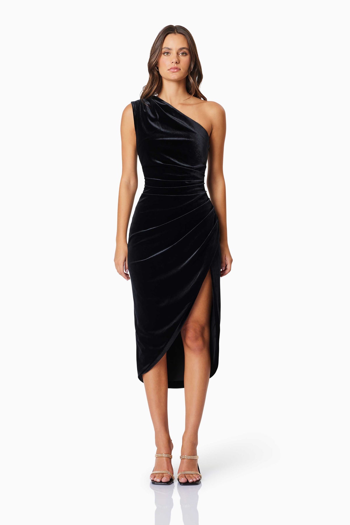 Solene Midi Dress Black - Dress - Elliatt