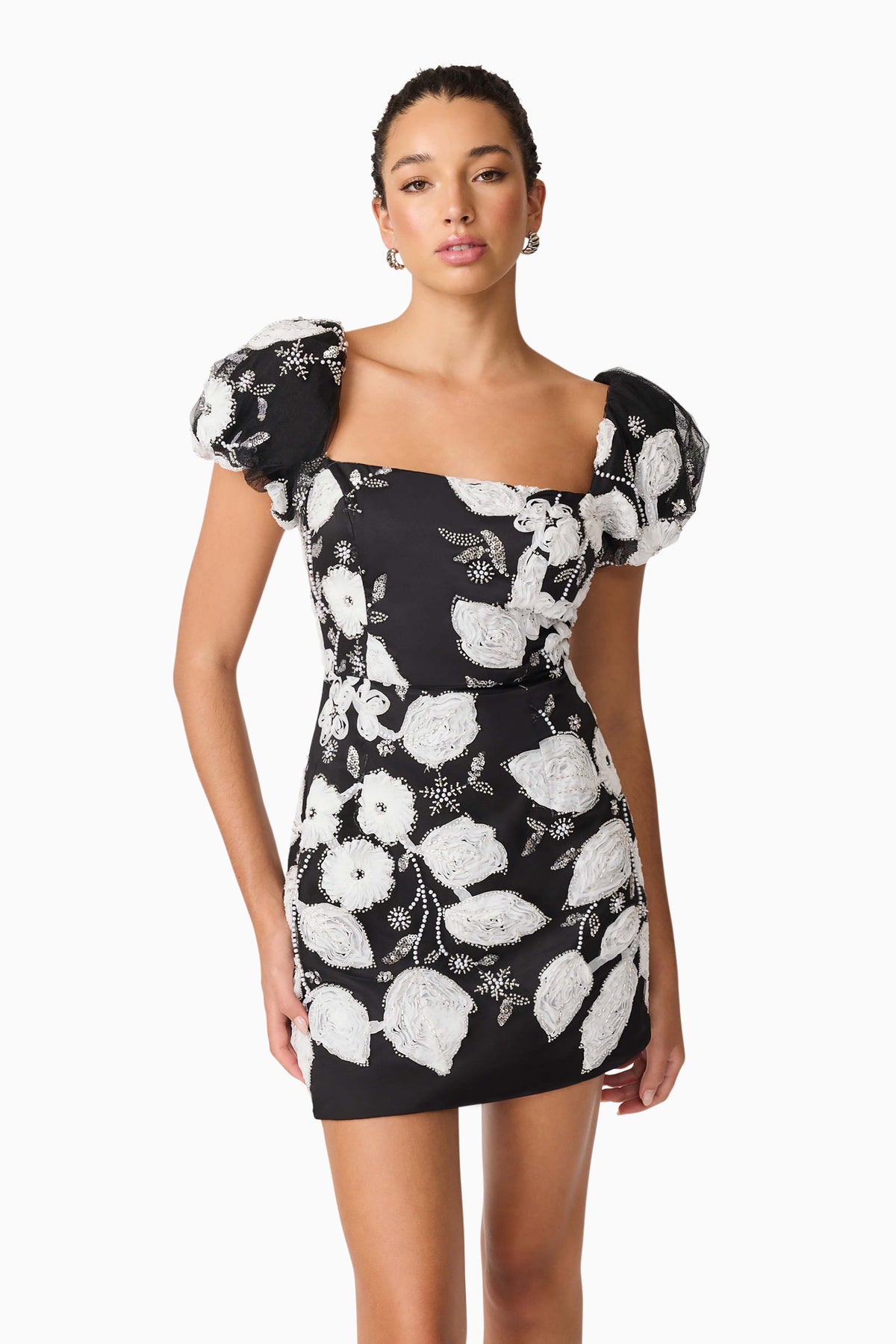 Carol Mini Dress Black - Dress - Elliatt