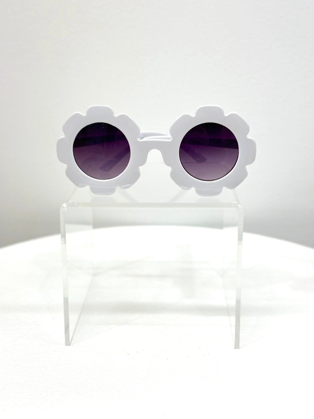 Flower Power White Kids Sunglasses - Giftware - Honey Fawn