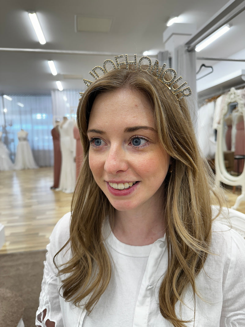 Maid of Honour Rhinestone Headband - Giftware - Honey Fawn Boutique