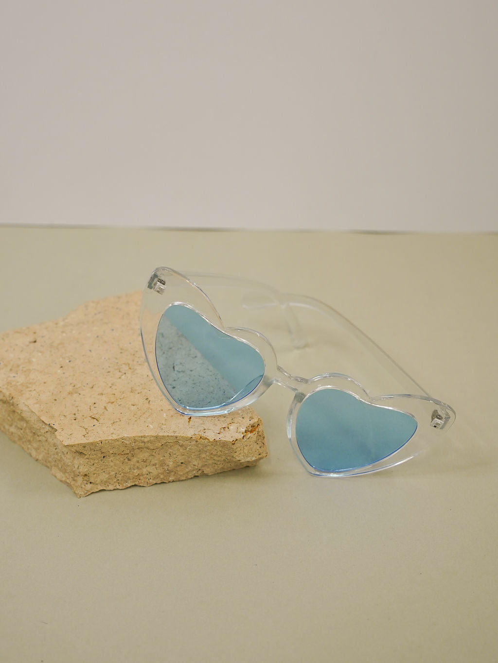 Blue Crystal Heart Sunglasses - Giftware - Honey Fawn