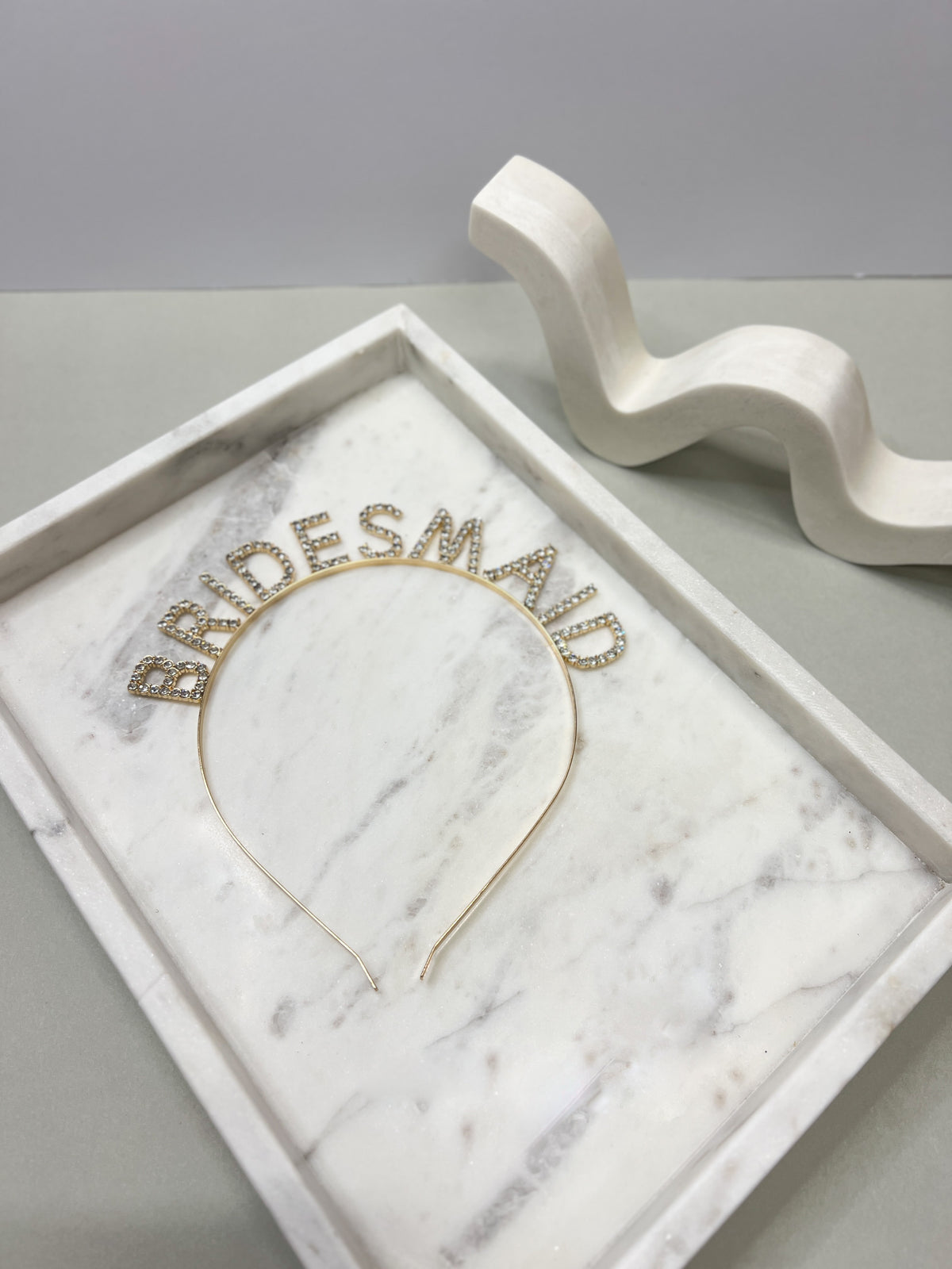 Bridesmaid Rhinestone Headband - Gold - Giftware - Honey Fawn