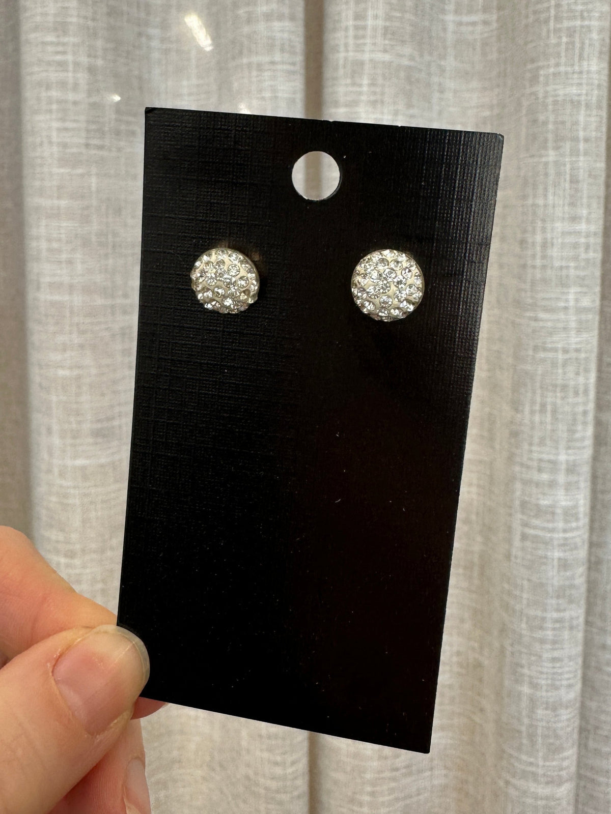 Spotted Crystal Studs Medium - Jewellery - Honey Fawn