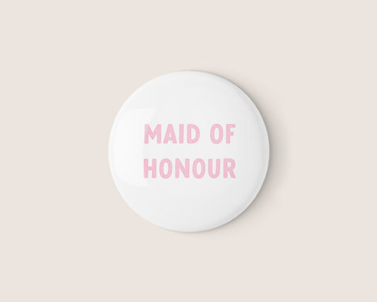 Holographic Maid of Honour Badge