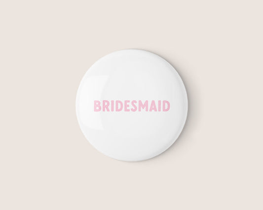 Holographic Bridesmaid Badge