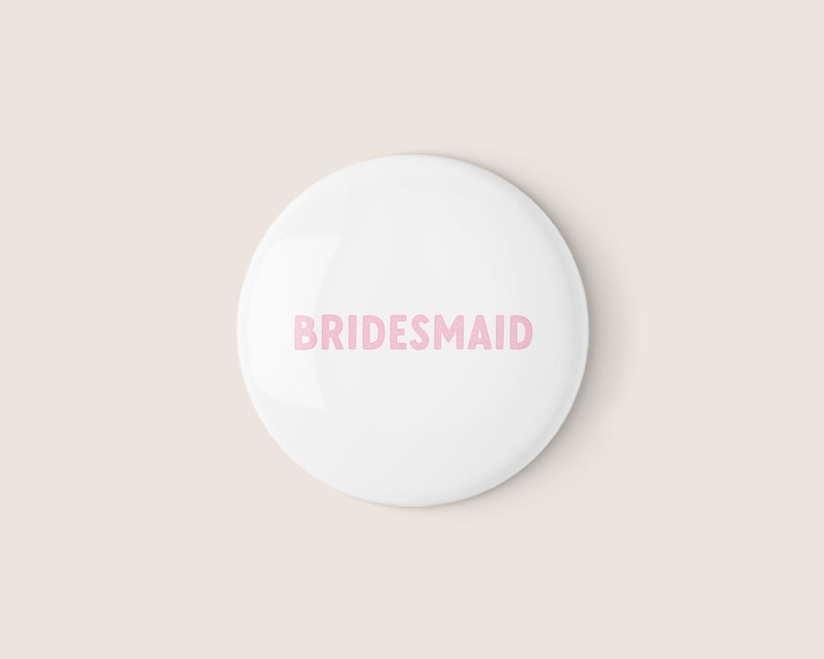 Holographic Bridesmaid Badge - Honey Fawn Boutique