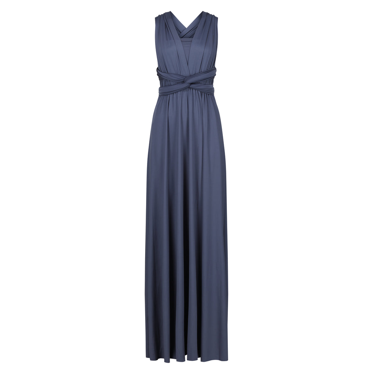 Classic Jersey Multiway Size 2 Steel Blue - Dress - Jacqueline Louise