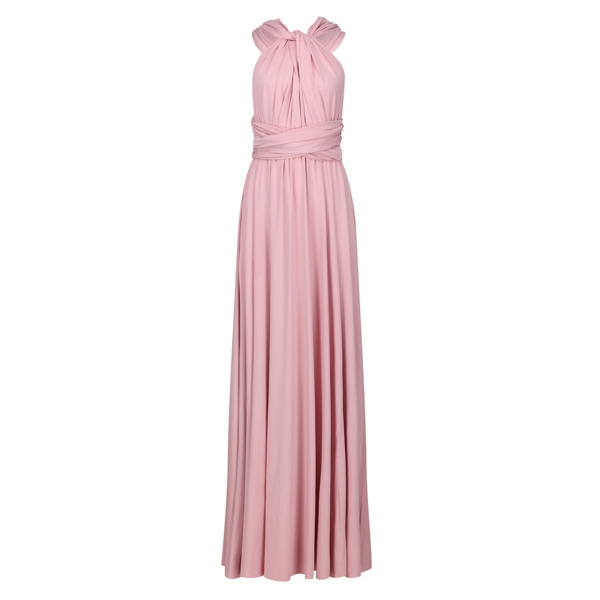 Jersey Wrap with Flutter Sleeve Rose Gold - Dress - Jacqueline Louise