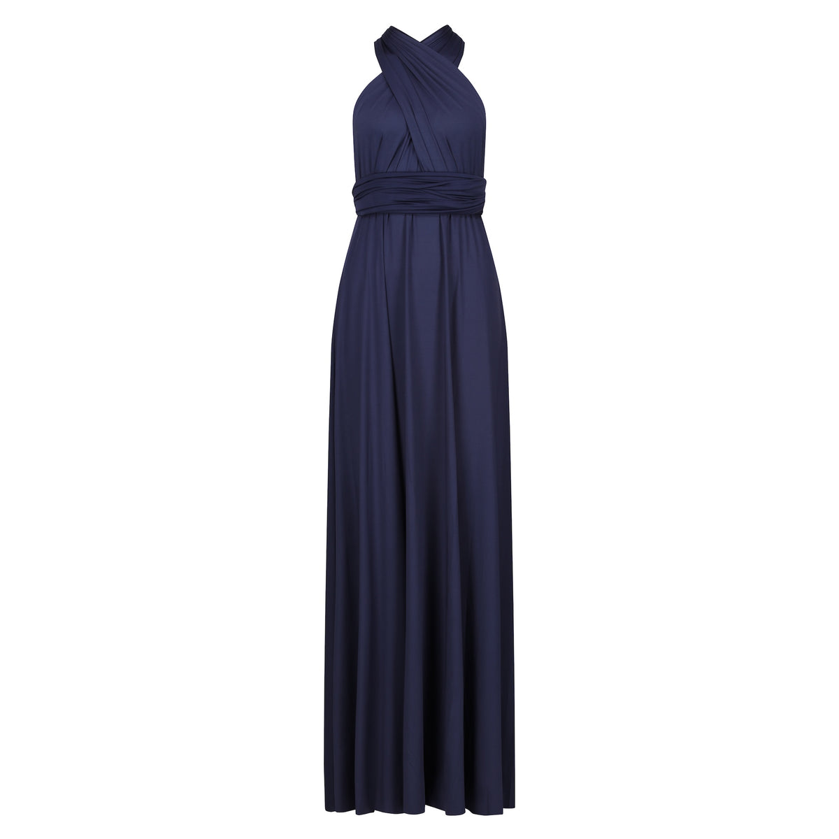 Jersey Wrap with Flutter Sleeve NAVY - Dress - Jacqueline Louise