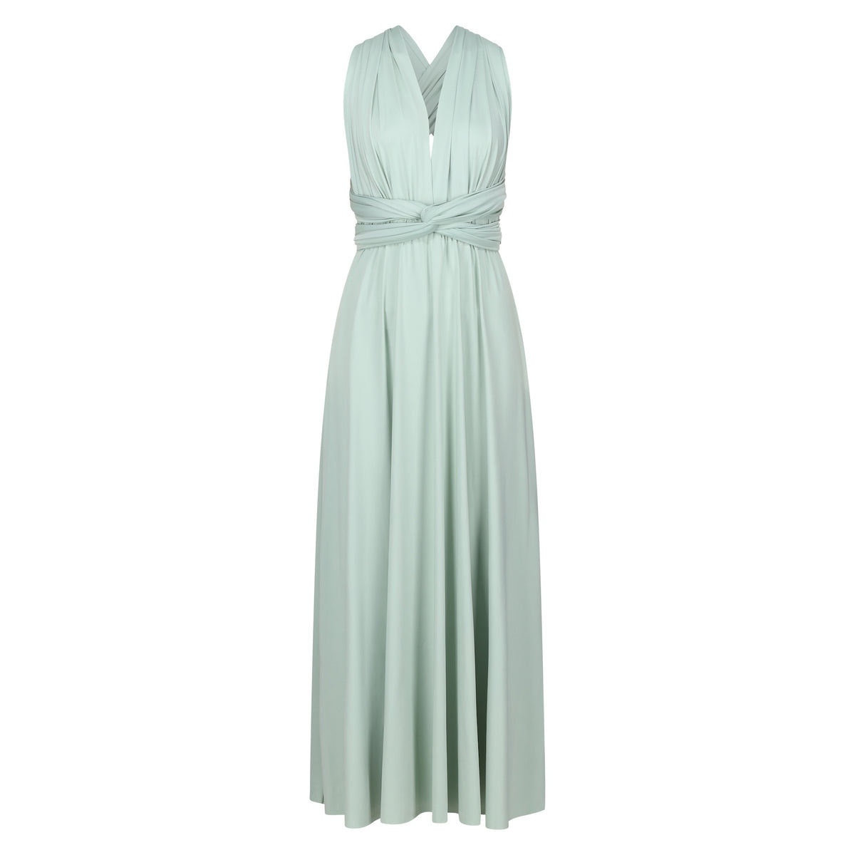 Jersey Wrap with 3/4 Sleeve Sage - Dress - Jacqueline Louise