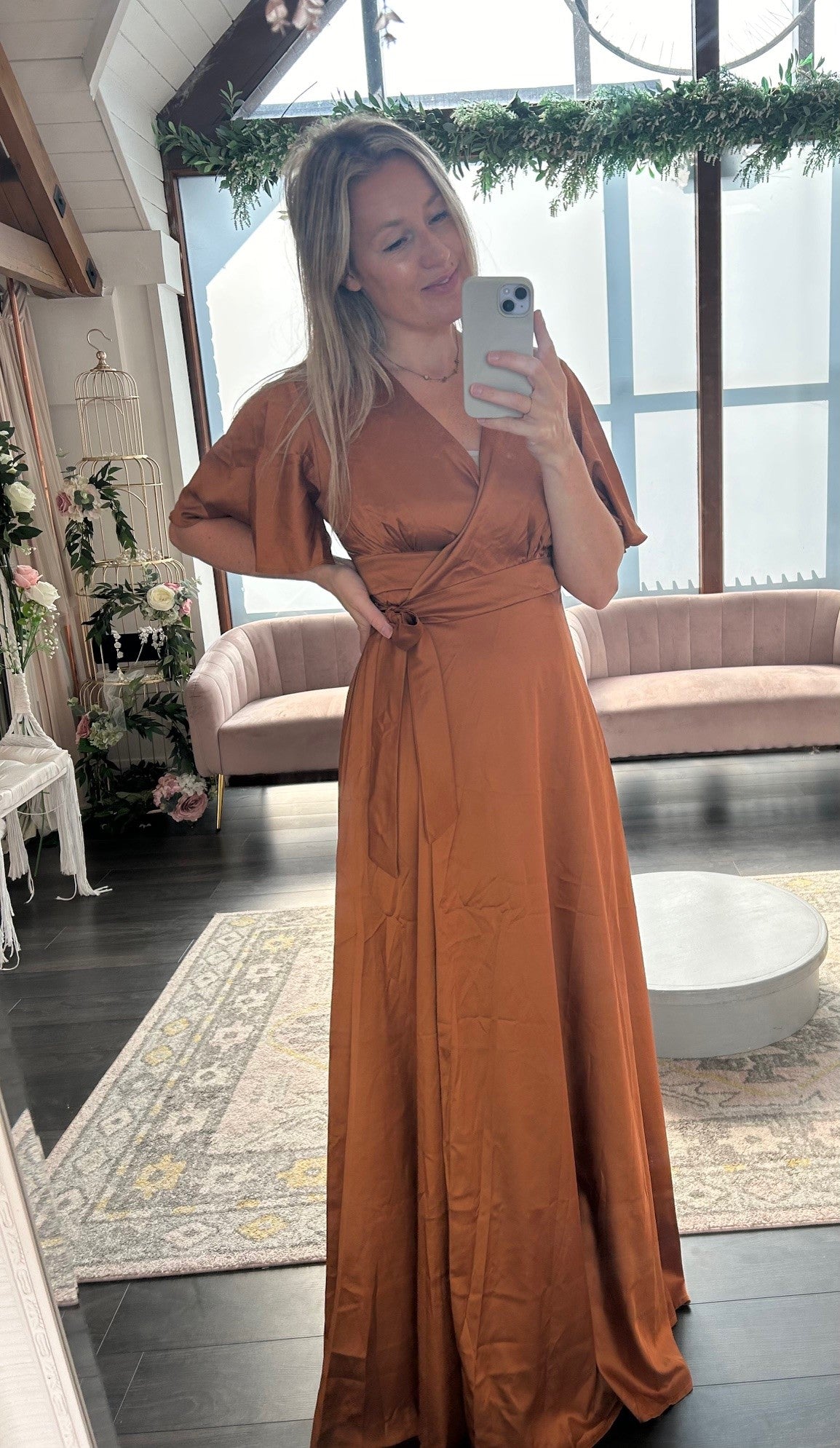 Satin Wrap - Dress - Jacqueline Louise