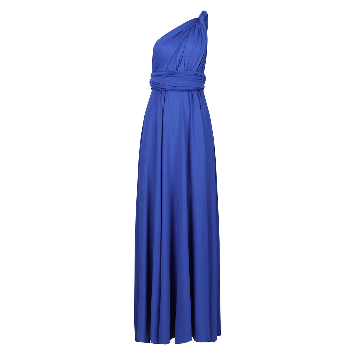 Jersey Wrap with 3/4 Sleeve Royal Blue - Dress - Jacqueline Louise