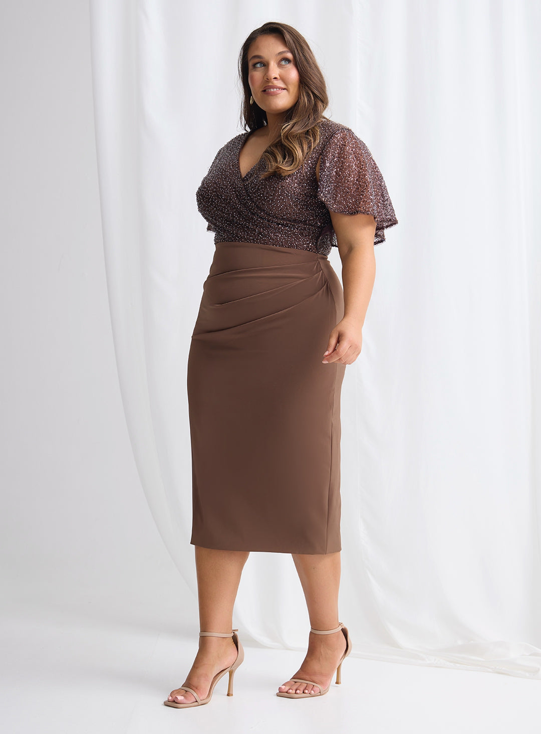 Joyce Beaded Midi - Dress - Trellis Lane