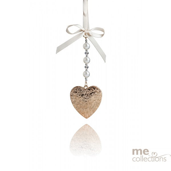 Gold Heart And Beads Keepsake - Giftware - ME Collections