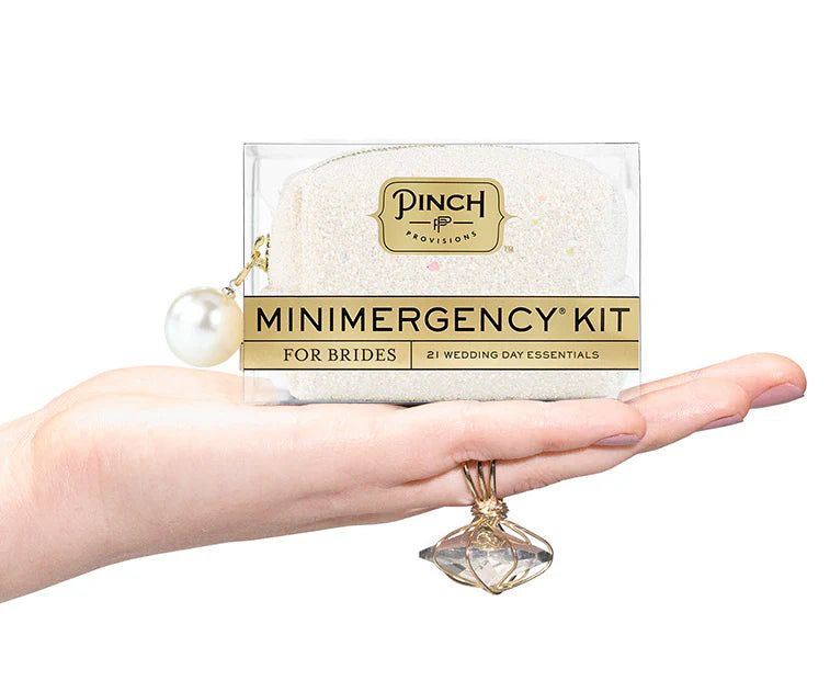 Minimergency Kits for Brides Pearl Glitter