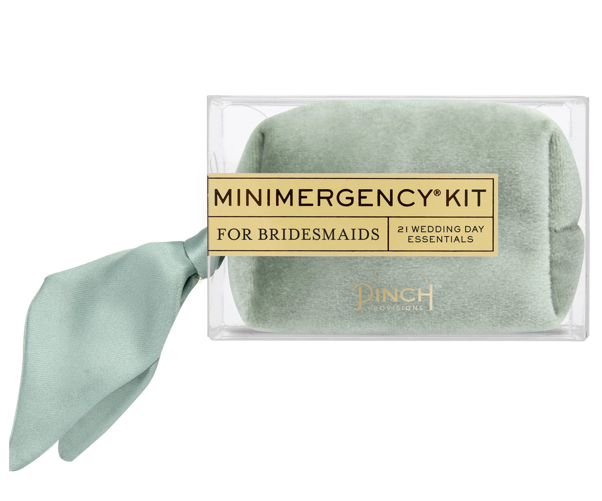 Velvet Minimergency Kits for Bridesmaids Sage