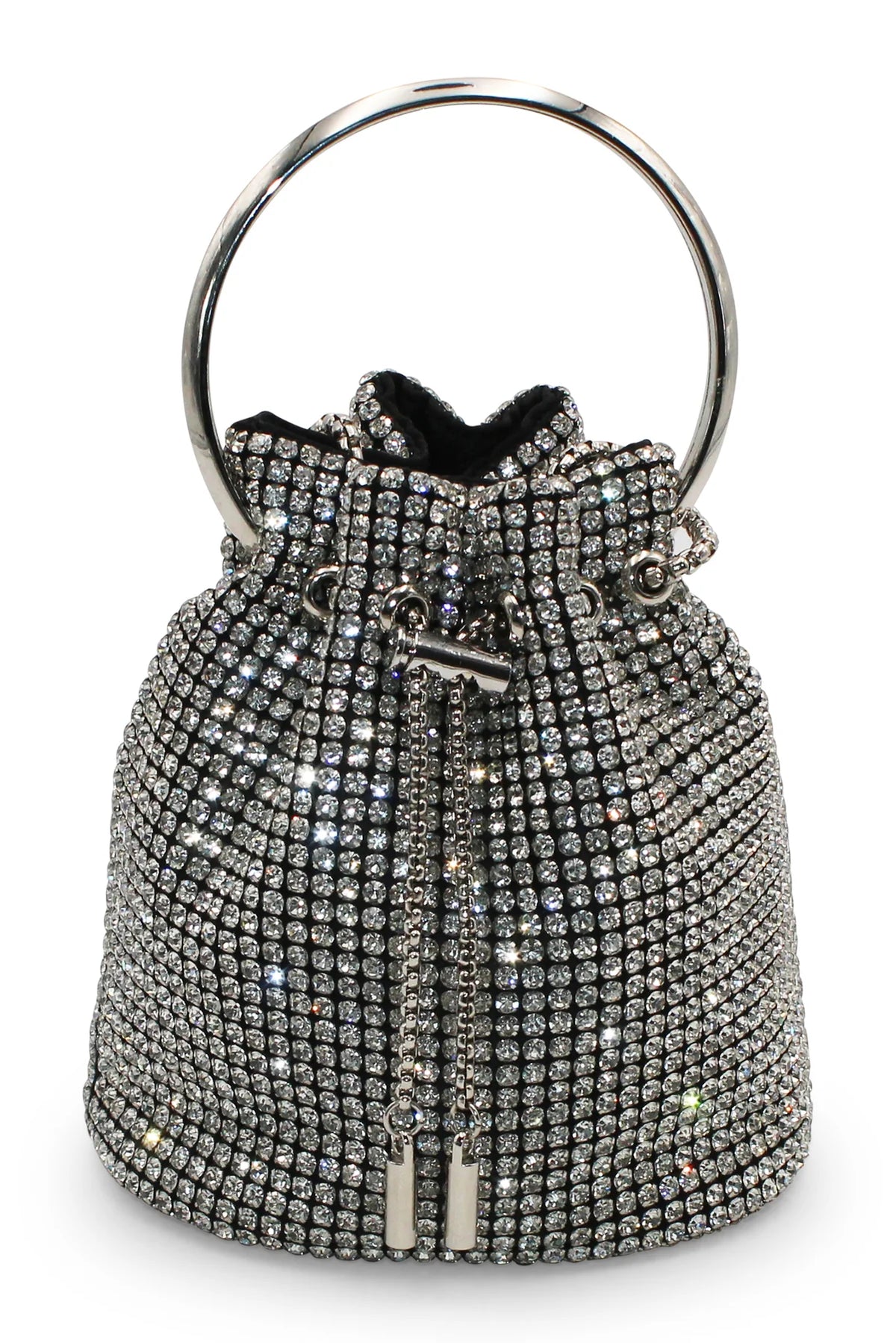 Aarya Top Handle Bucket Bag Silver - Accessory - Morgan and Taylor