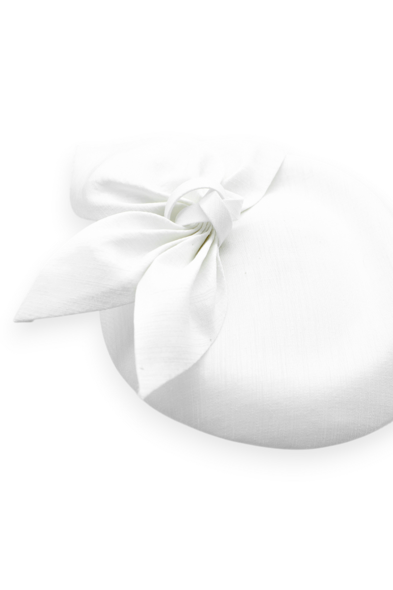 Florence Fascinator White - Accessory - Morgan and Taylor