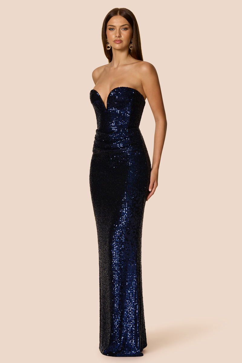 Dante Maxi Sapphire - Dress - Nookie