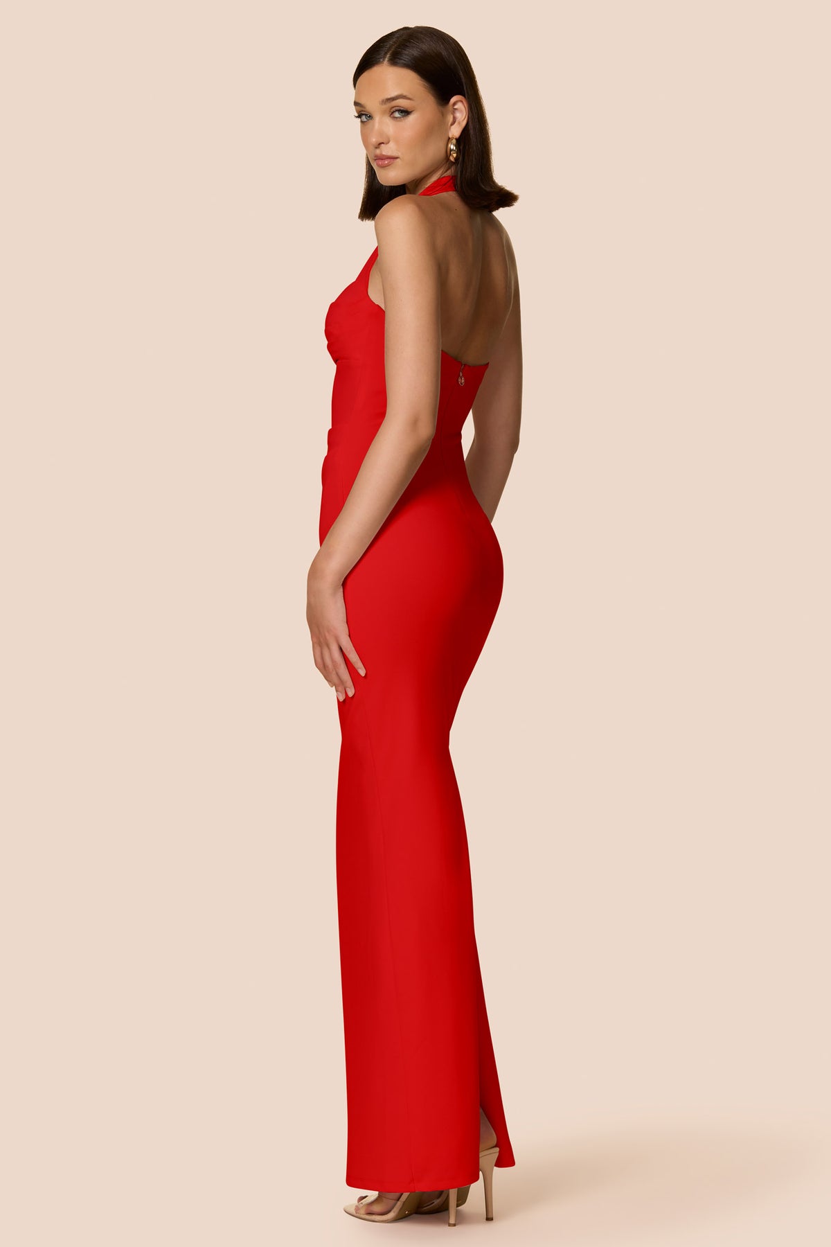 Lottie Gown Cherry - Dress - Nookie