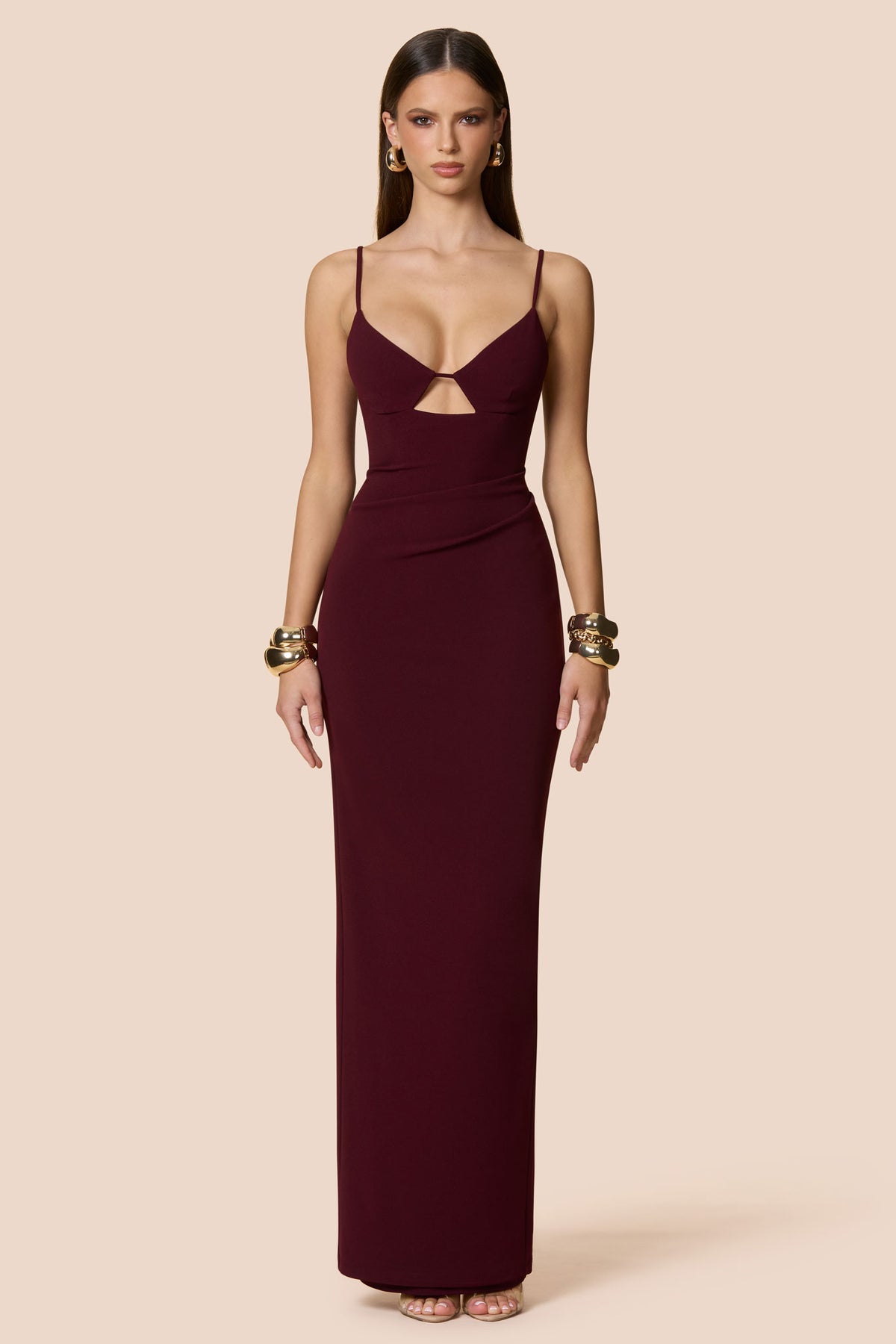 Savannah Maxi Wine Wine - Dress - Nookie