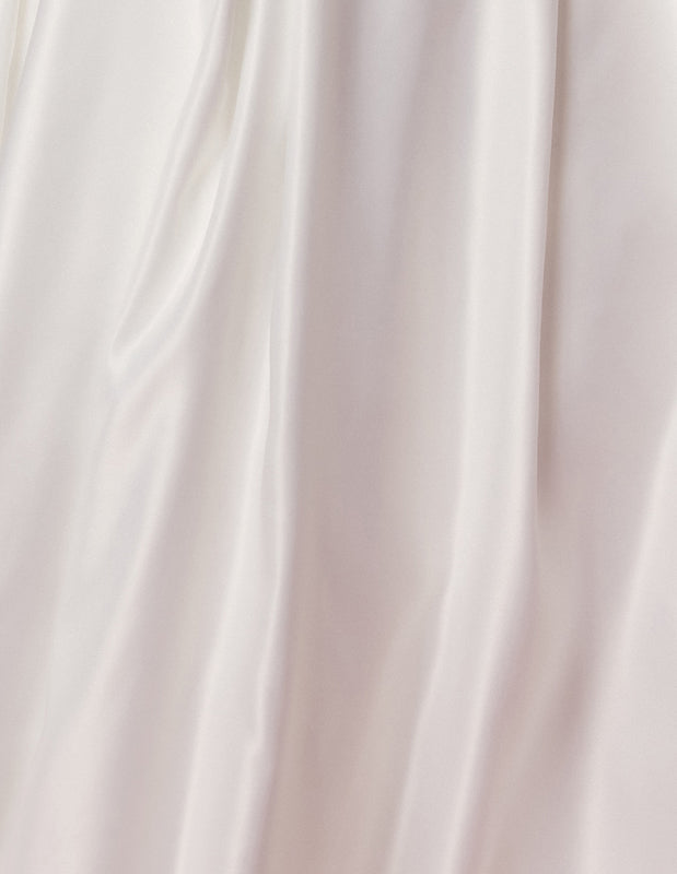 One Shoulder Satin A-Line Gown - Wedding Gown - Nox Anabel