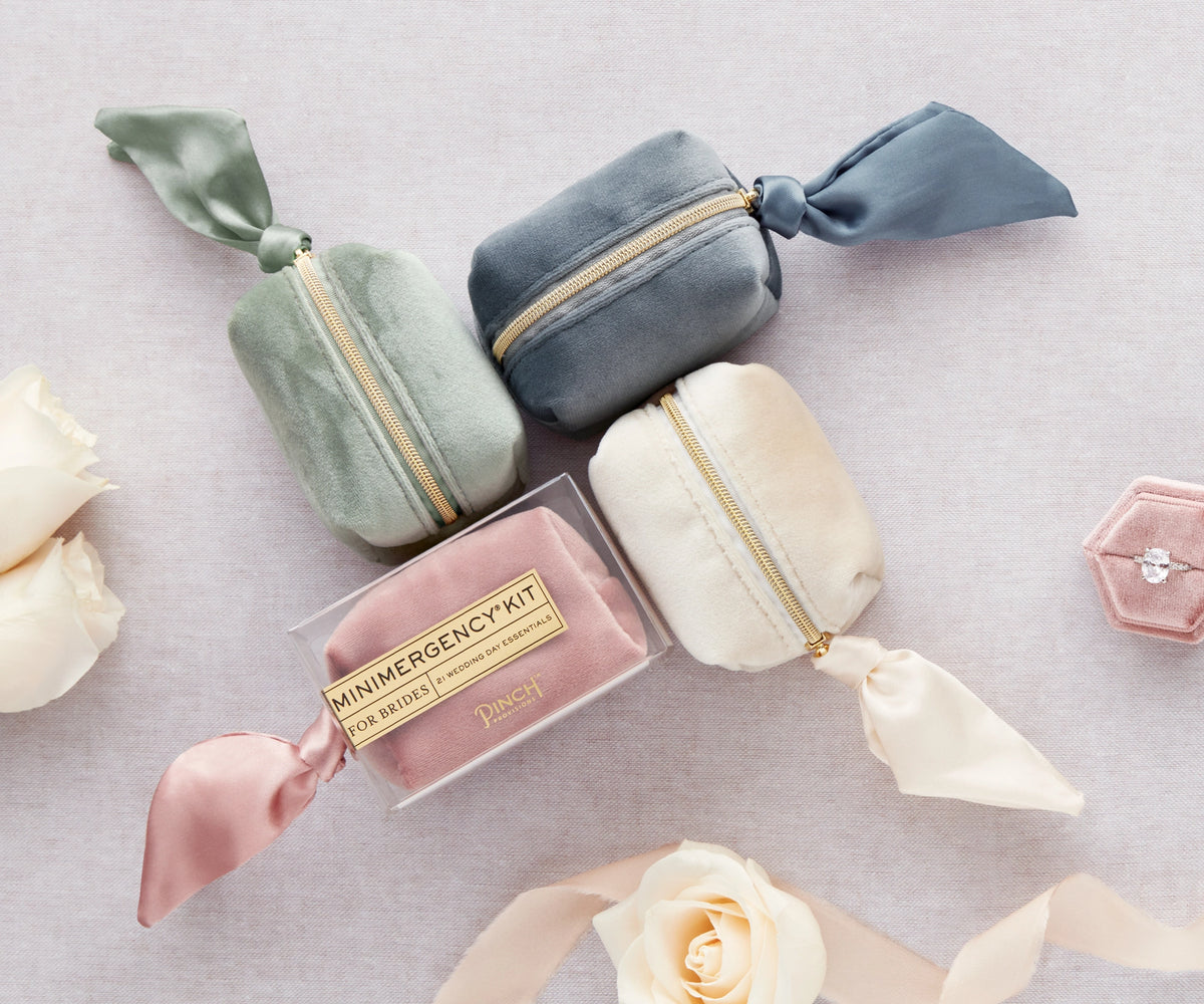 Velvet Minimergency Kits for Bridesmaids Ivory - Giftware - Pinch Provisions