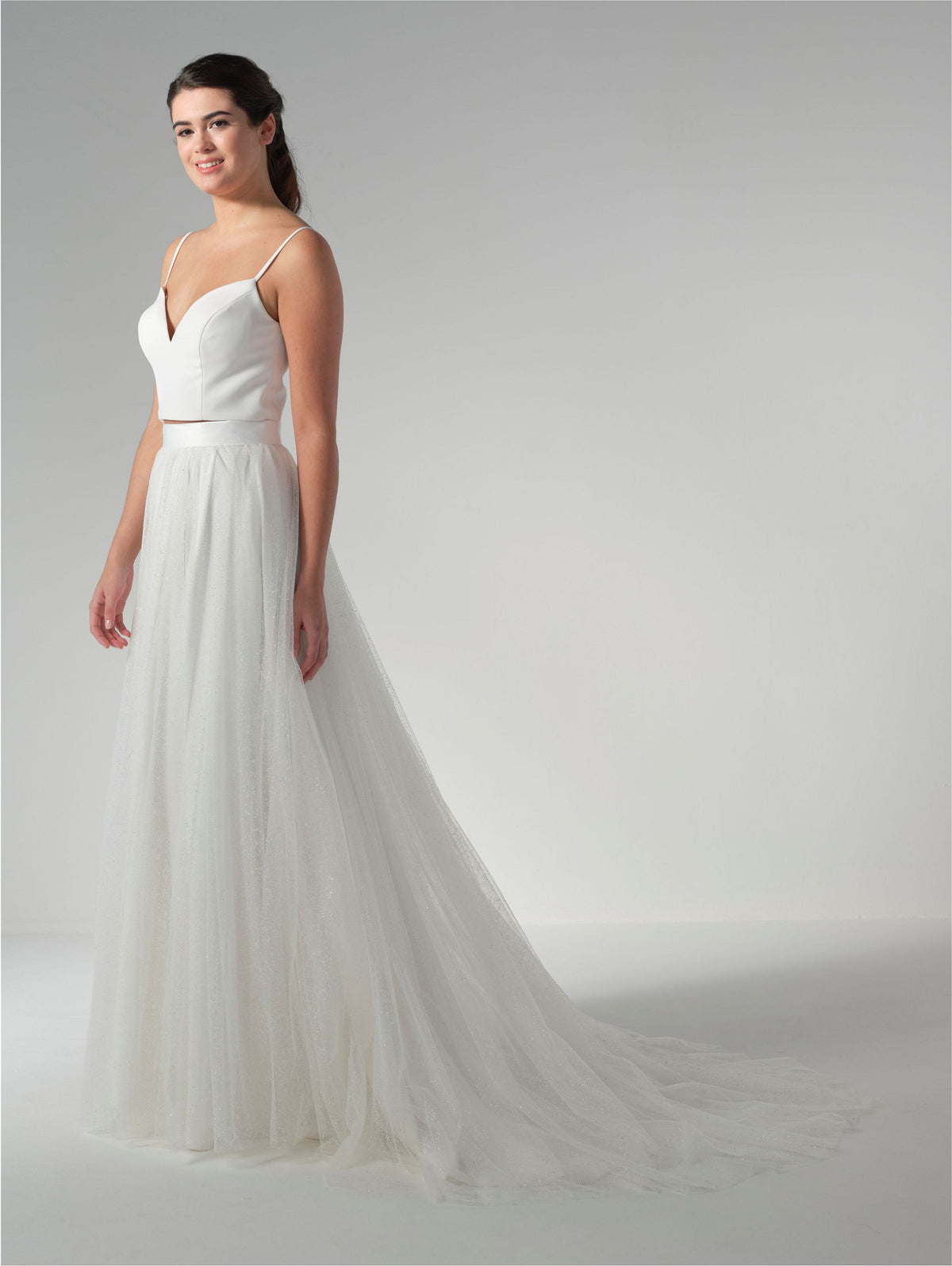 Glitter Tulle Bridal Overskirt - Accessory - POIRIER