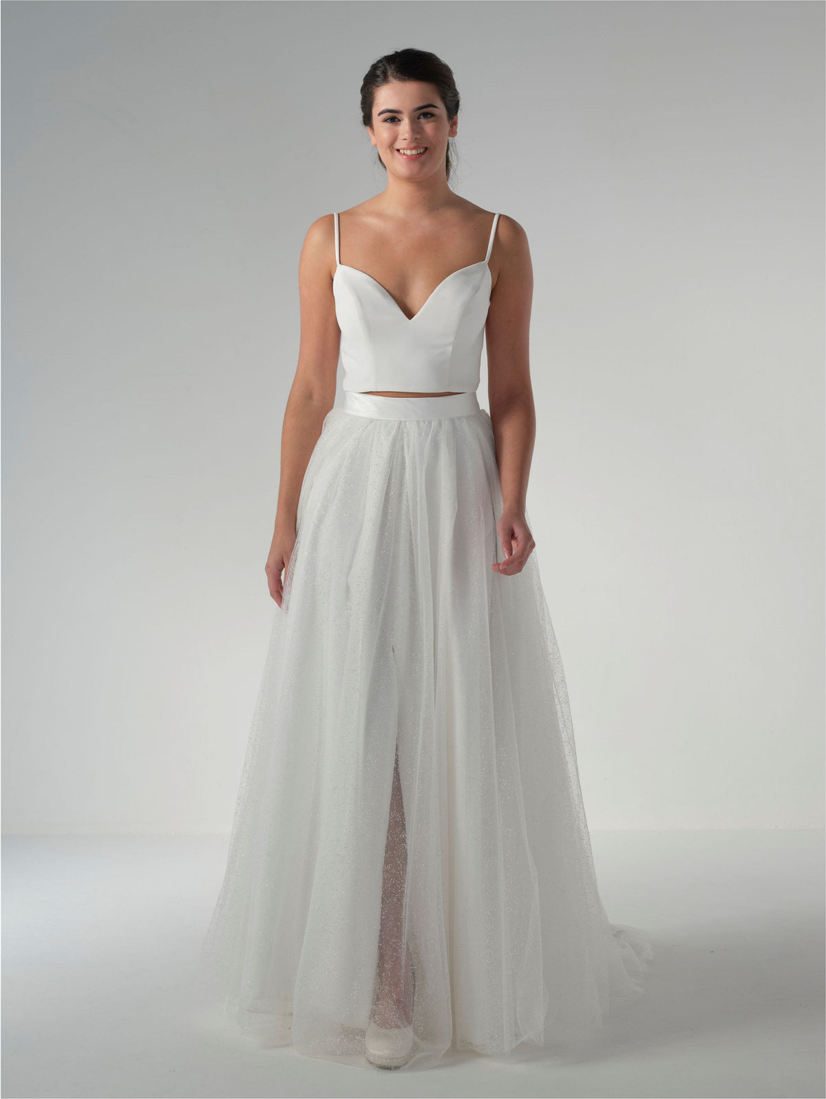 Glitter Tulle Bridal Overskirt - Accessory - POIRIER
