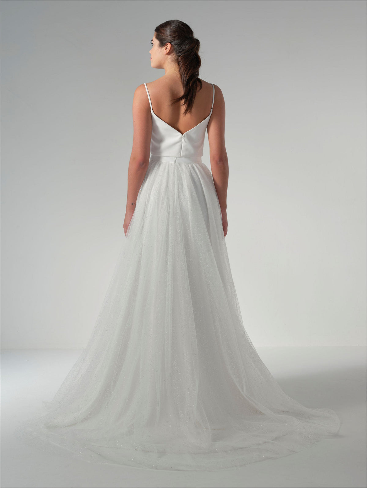 Glitter Tulle Bridal Overskirt - Accessory - POIRIER
