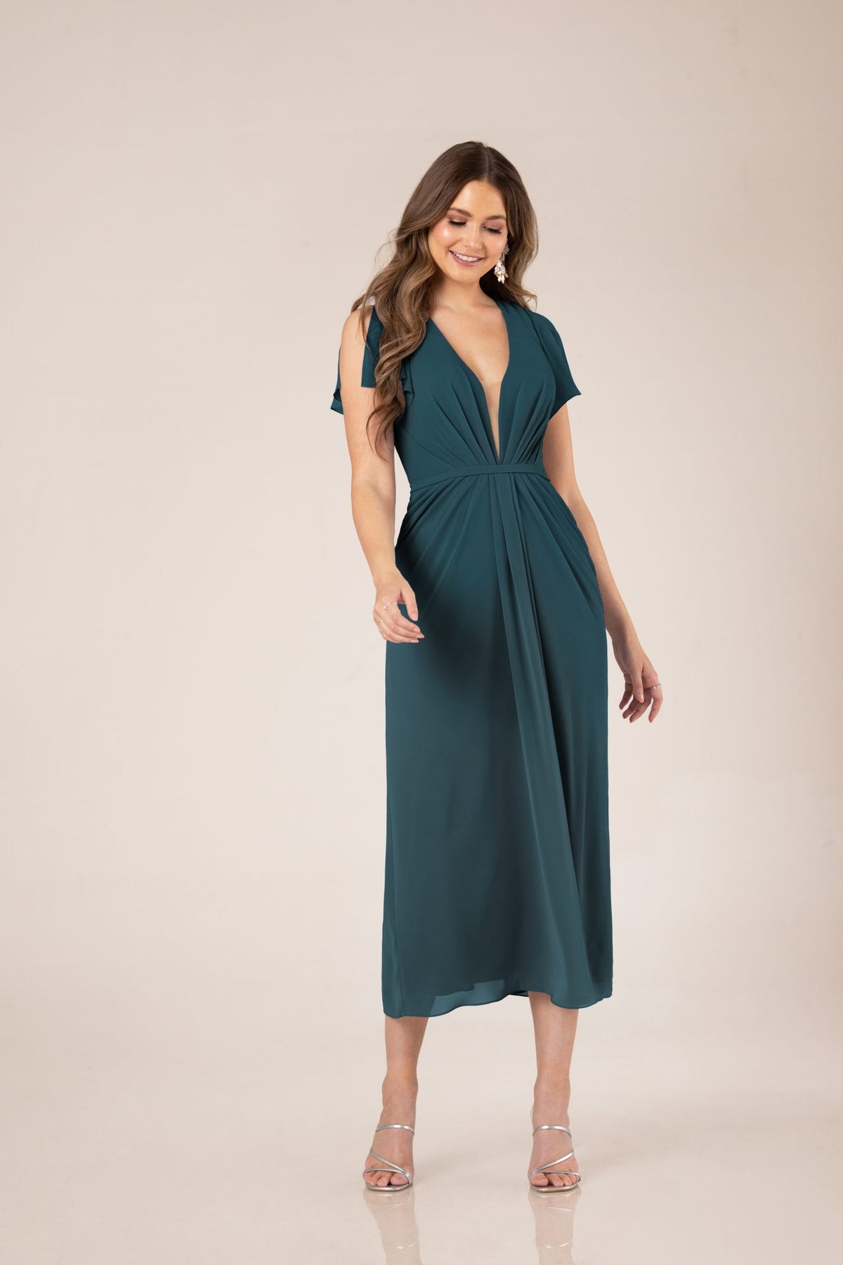 Emmie Tea Length 18 TEAL - Dress - Sorella Vita