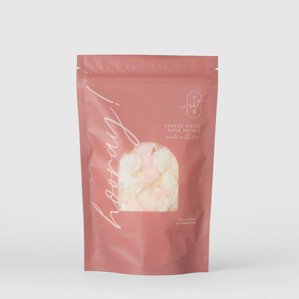 Rose Petals Confetti Strawberries and Cream - Giftware - The Whole Bride