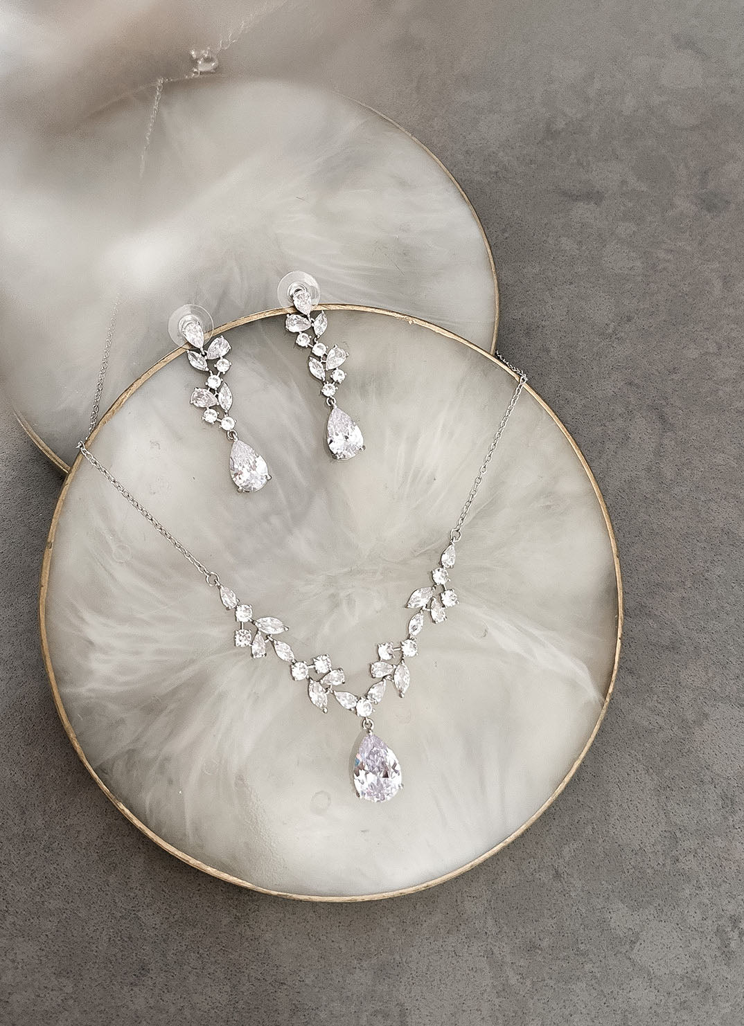 Carissa – Teardrop Crystal Earrings - Jewellery - Wild Laurel