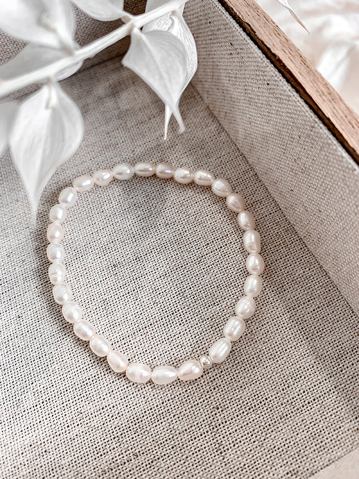 Peggy – Freshwater Pearl Bracelet 925 Sterling Silver - Jewellery - Wild Laurel