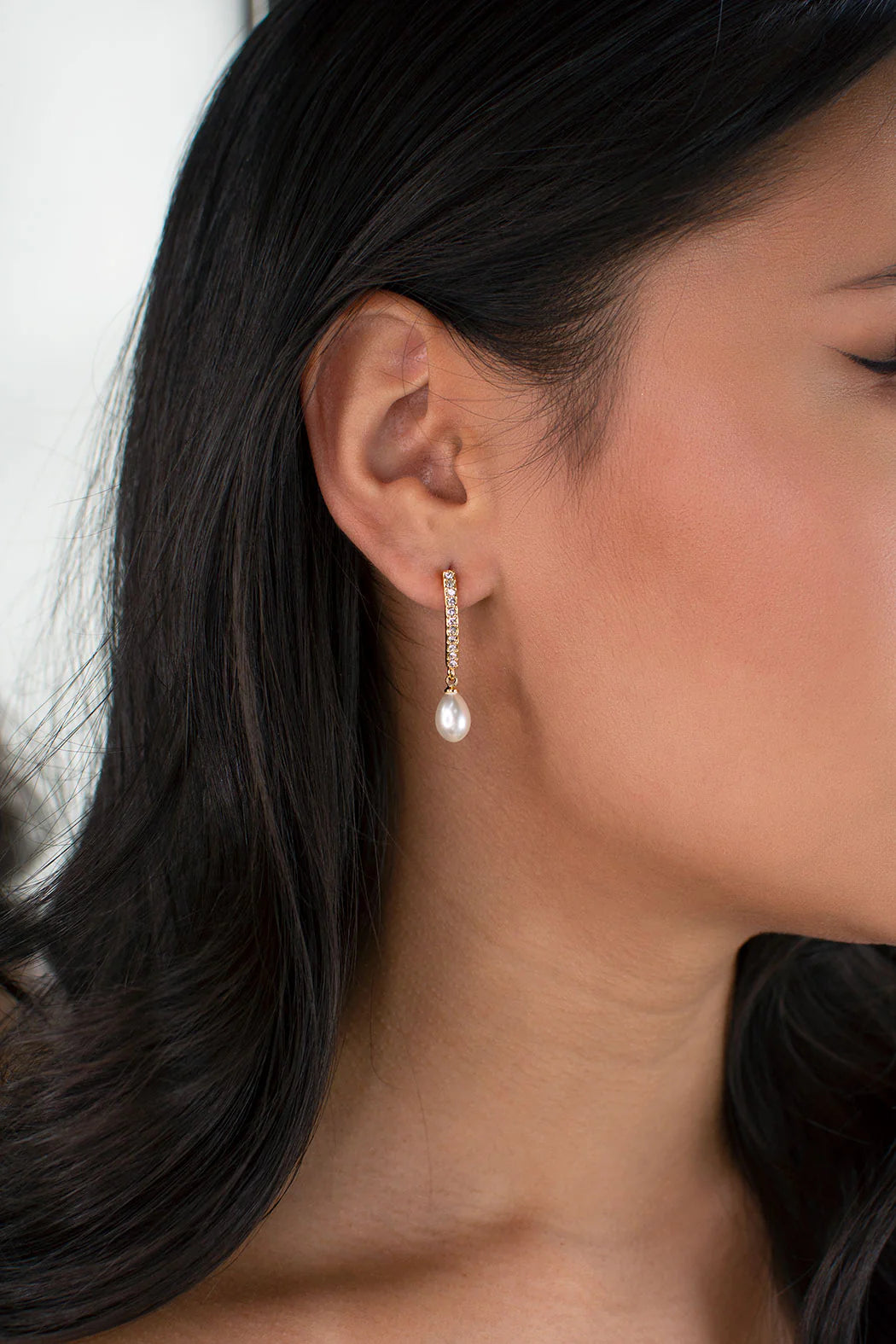 Audelia Pearl Drop Earring - Jewellery - Windsor Bridal Jewellery
