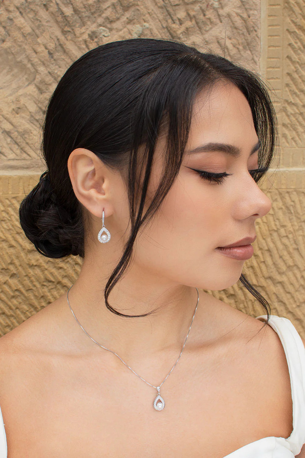 Lucy Necklace Earring Set - Jewellery - Windsor Bridal Jewellery