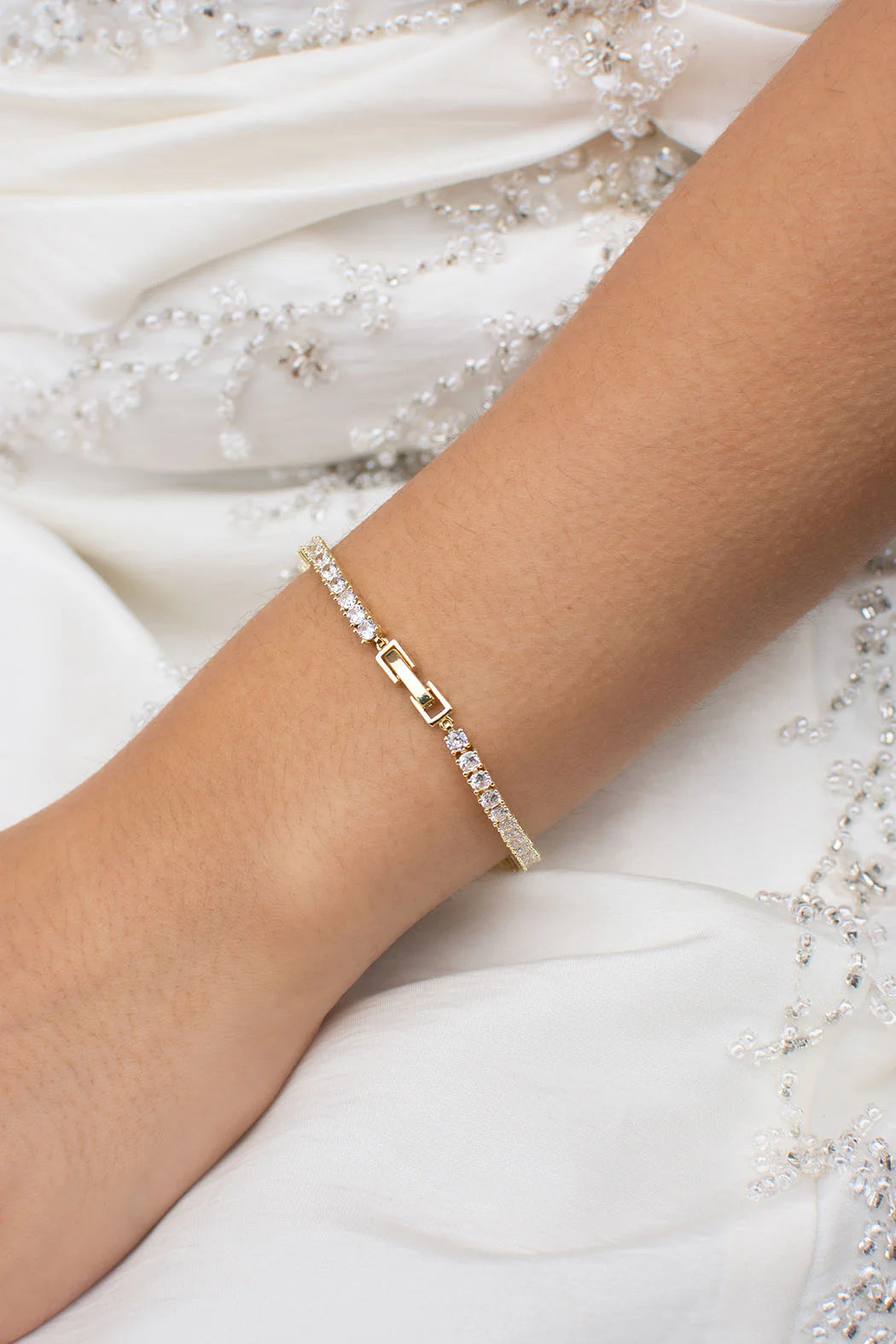 Valentina Bracelet Gold - Jewellery - Windsor Bridal Jewellery