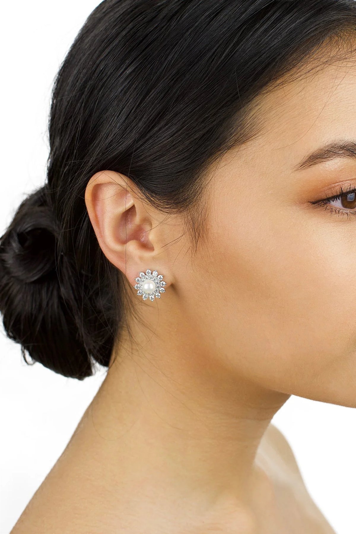 Freya Pearl Stud Earring - Jewellery - Windsor Bridal Jewellery