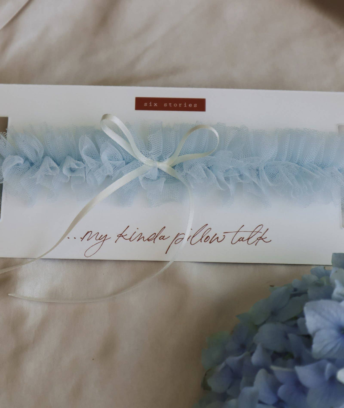 Pale Blue Tulle Garter - Honey Fawn Boutique