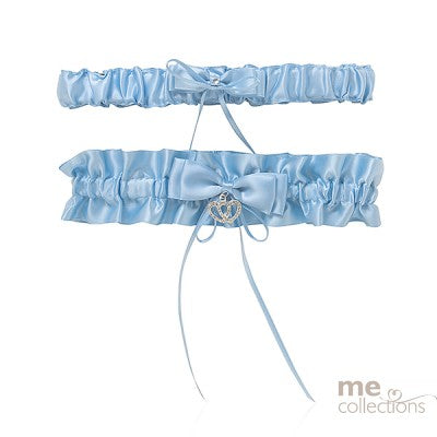 Double Blue Garter Set - Honey Fawn Boutique