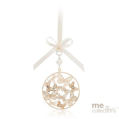 Butterflies In Gold Keepsake