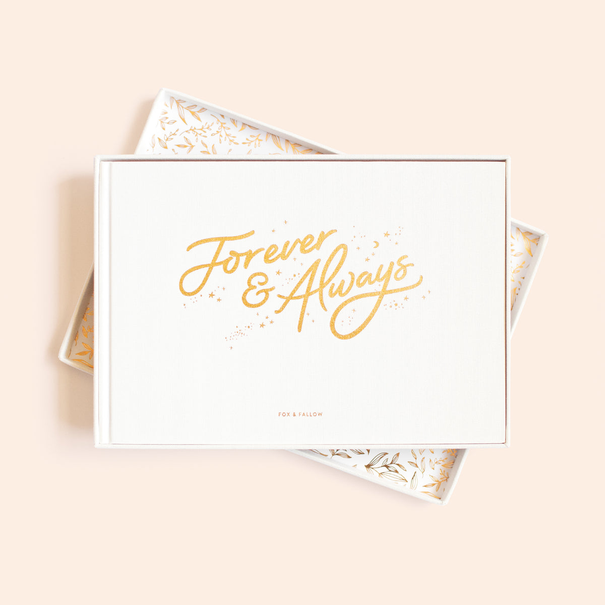 Forever And Always Prompted Guest Book Boxed - Honey Fawn Boutique