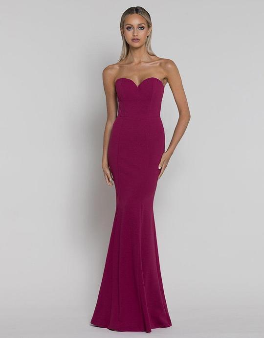 Diana Sweetheart Ruffle Back Gown 14 - Dress - Bariano